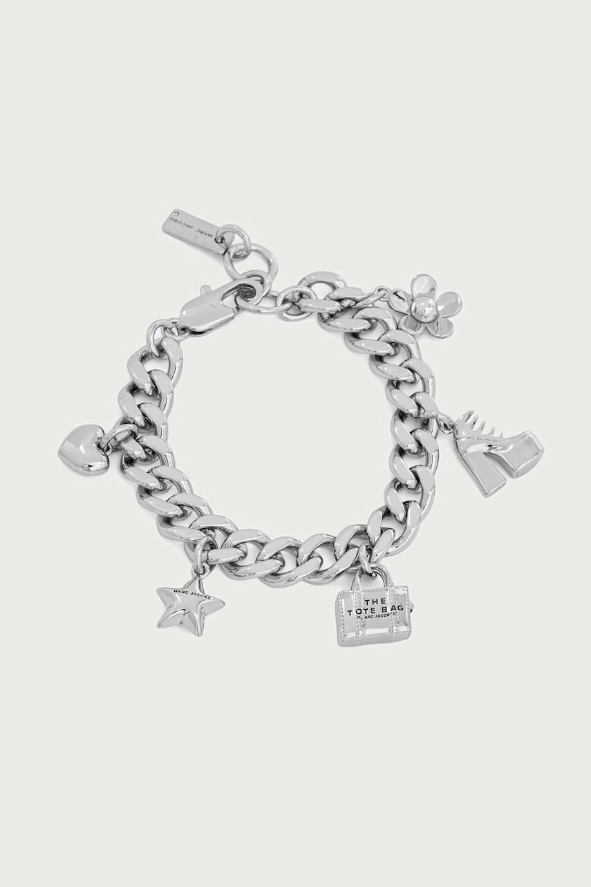 MARC JACOBS náramok dámsky postriebrený MINI ICON