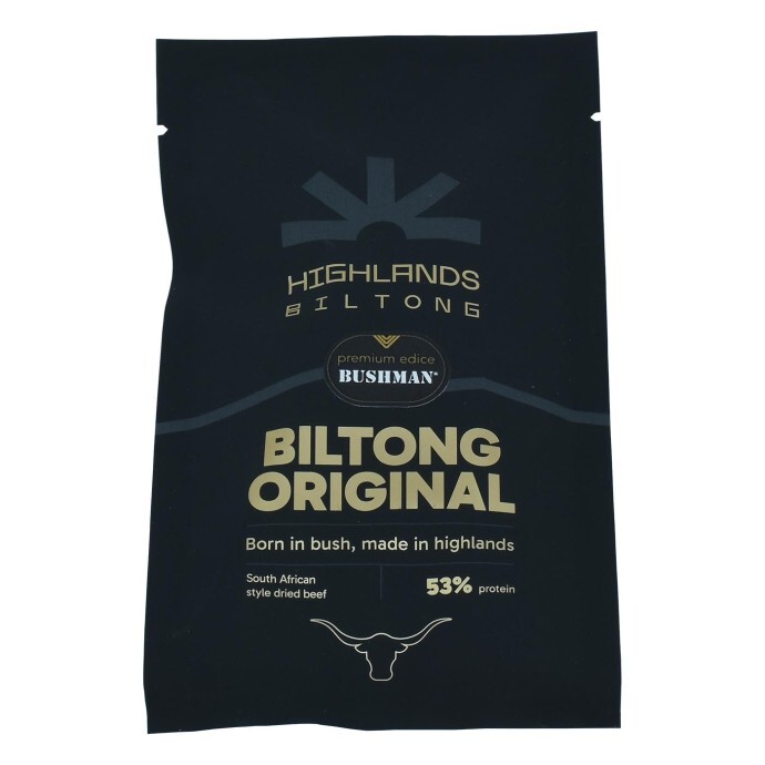 Bushman Biltong Original, sušené mäso, 50 g 50
