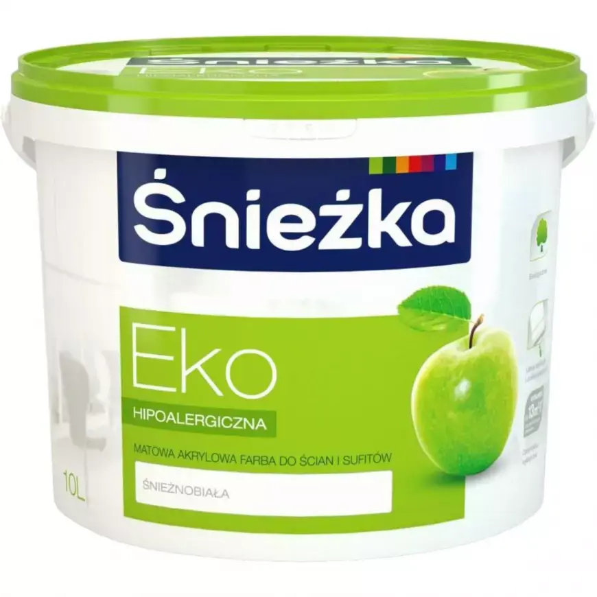 Akrylová emulzná farba Sniežka eko hypoalergická na steny a stropy 10l