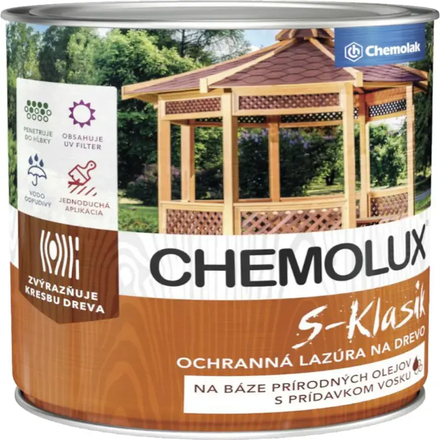 Chemolux S klasik orech 4L