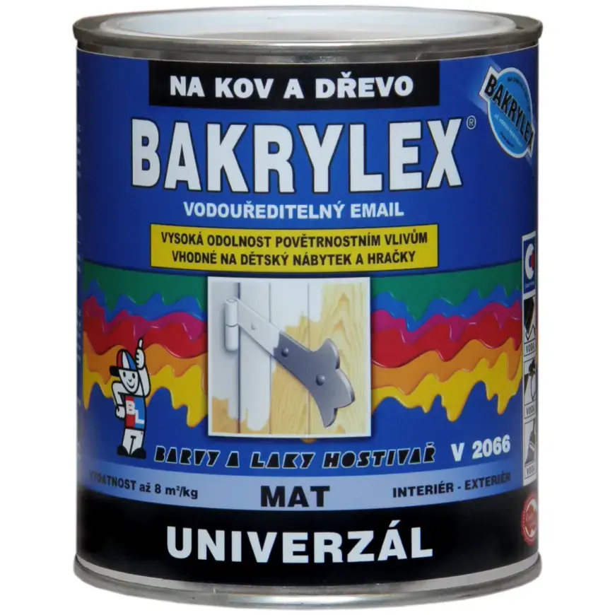 Bakrylex Email Univerzál Mat tmavohnedá 0,7kg