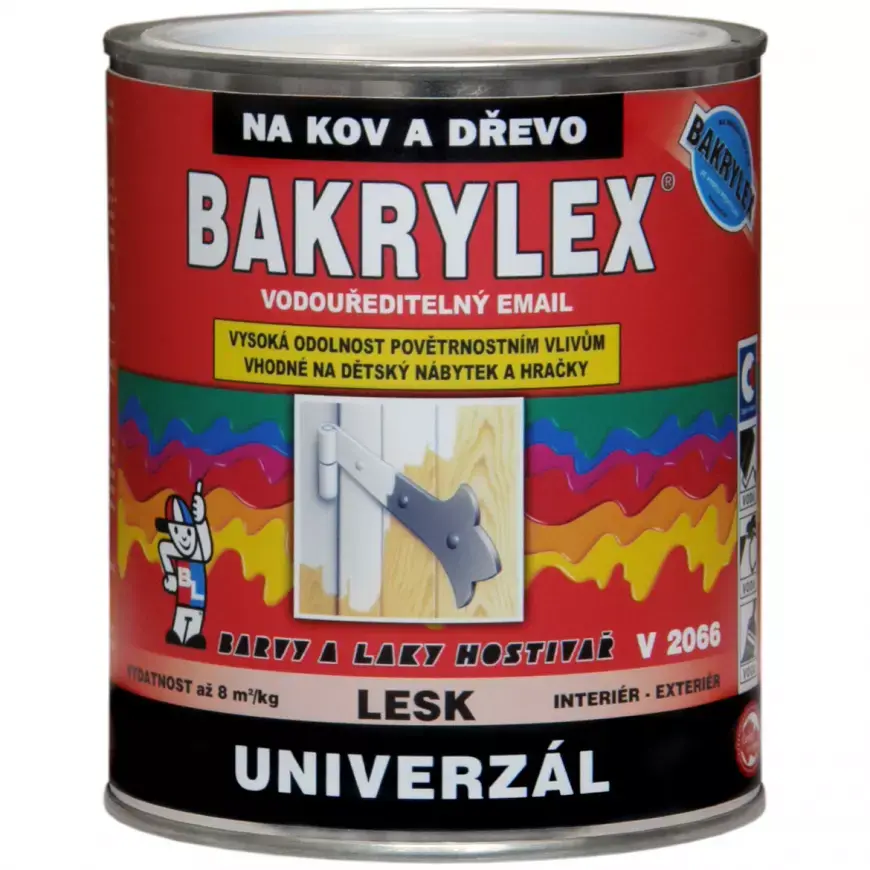 Bakrylex Email Univerzál lesk hnedý 0,7kg