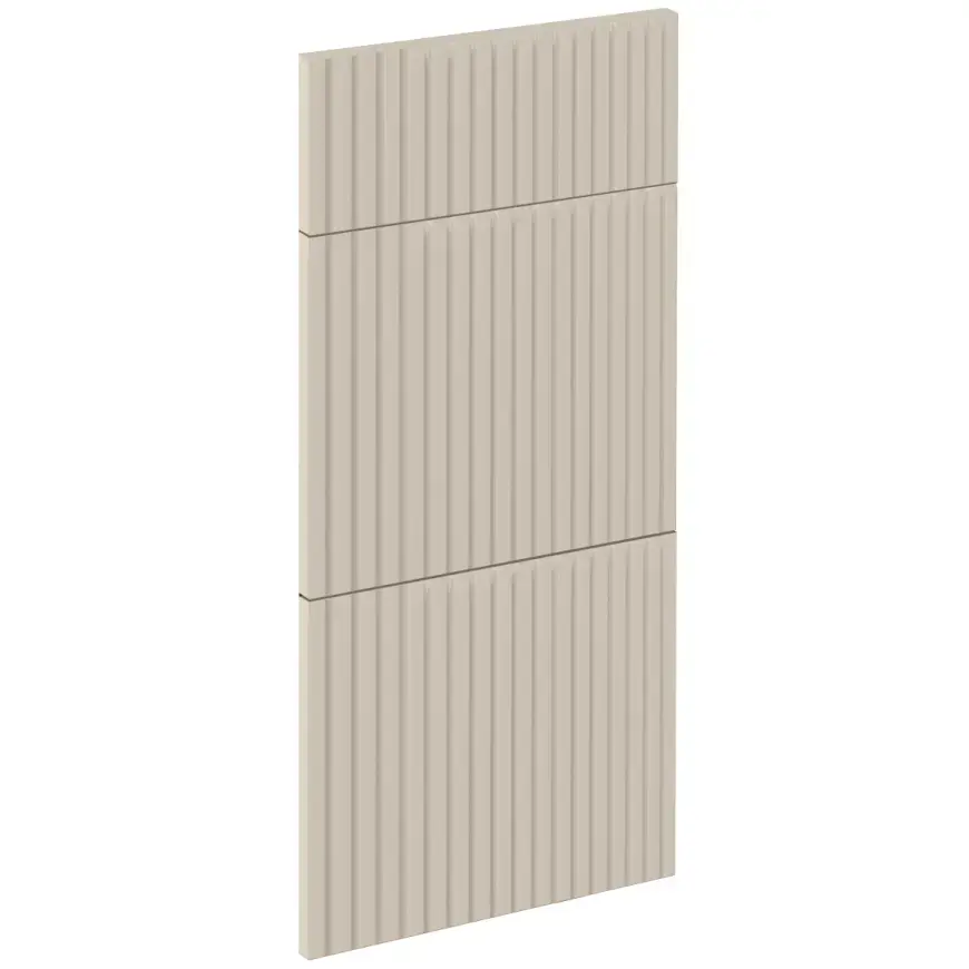 Čelo skrinky Luxeo F14-D40S3-AX ryfla kašmír