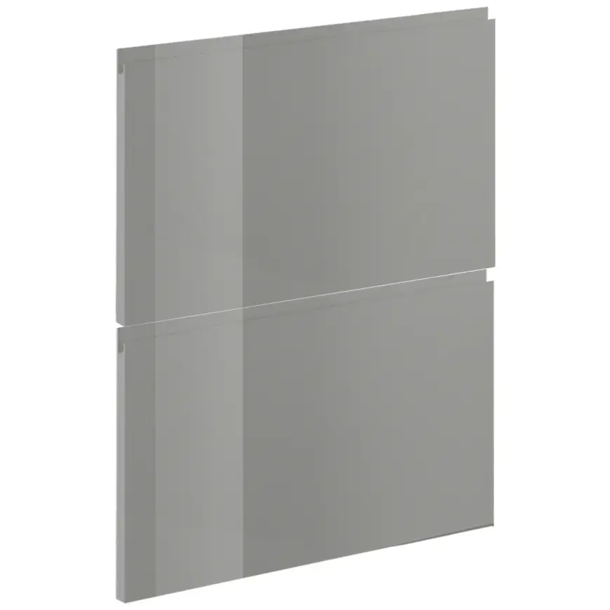 Čelo skrinky Luxeo F02-D60S2_D60S2+1_D60IN-AX grey lak