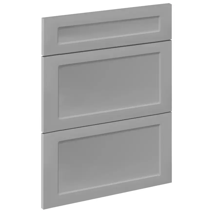 Čelo skrinky Luxeo F15-D60S3-AX rám grey
