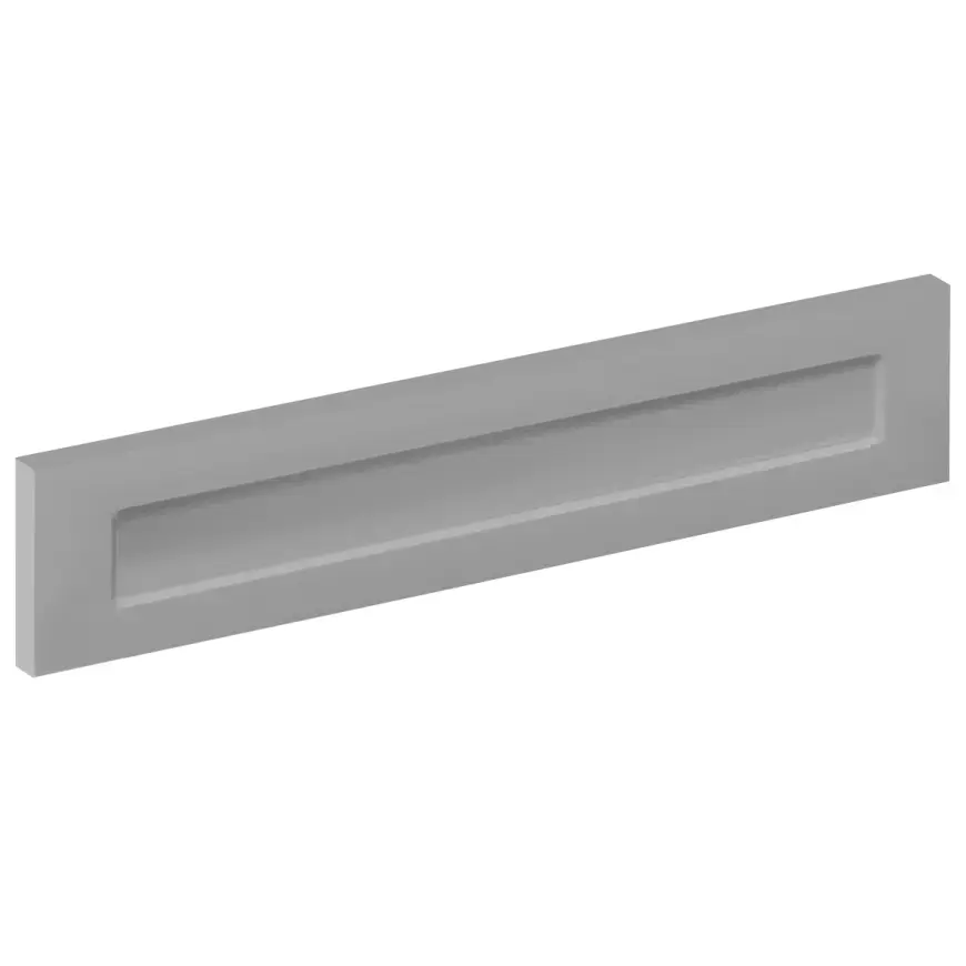 Čelo skrinky Luxeo F15-D60ZK rám grey