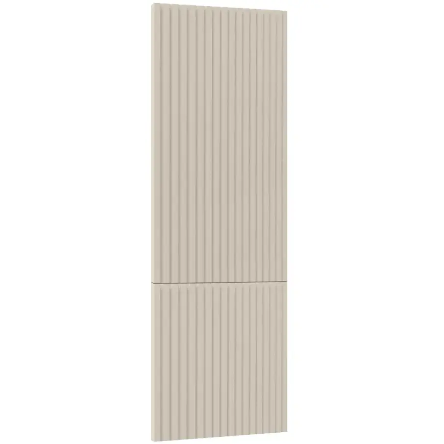 Čelo skrinky Luxeo F14-D60ZL_D60R  ryfla kašmír