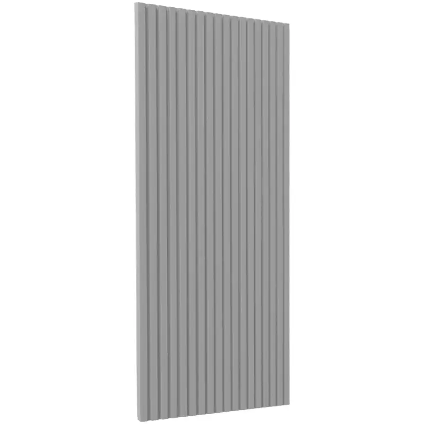 Čelo skrinky Luxeo F14-G60(100) ryfla grey