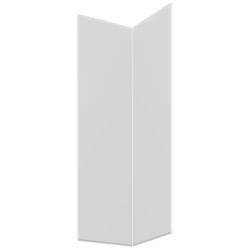 Čelo skrinky Luxeo F16-G60N2(100) tenký rám white