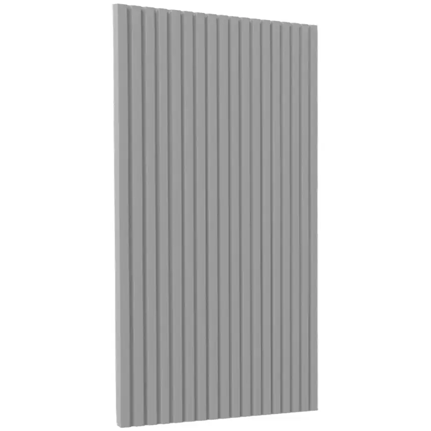 Čelo skrinky Luxeo F14-G60(72) ryfla grey