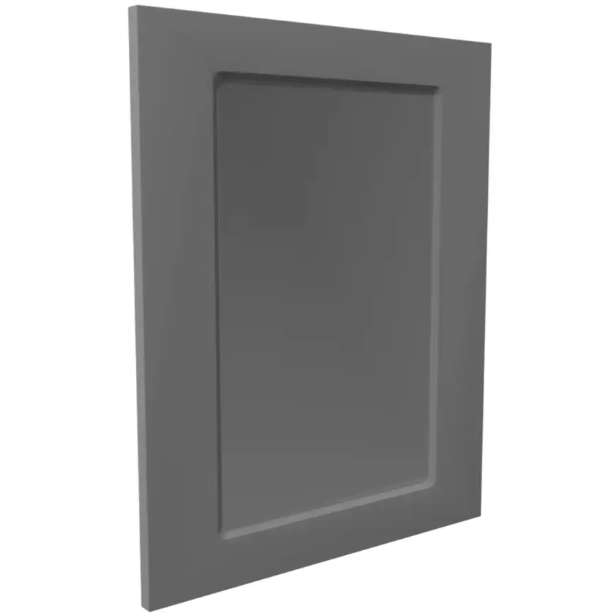 Čelo skrinky Luxeo F15-G60(72) rám dark grey