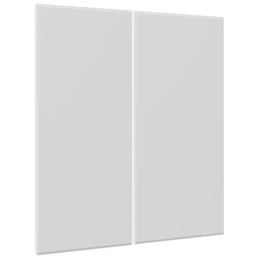 Čelo skrinky Luxeo F16-G80(72) tenký rám white