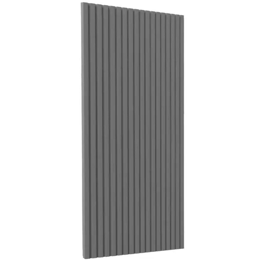 Čelo skrinky Luxeo F14-D40 ryfla dark grey