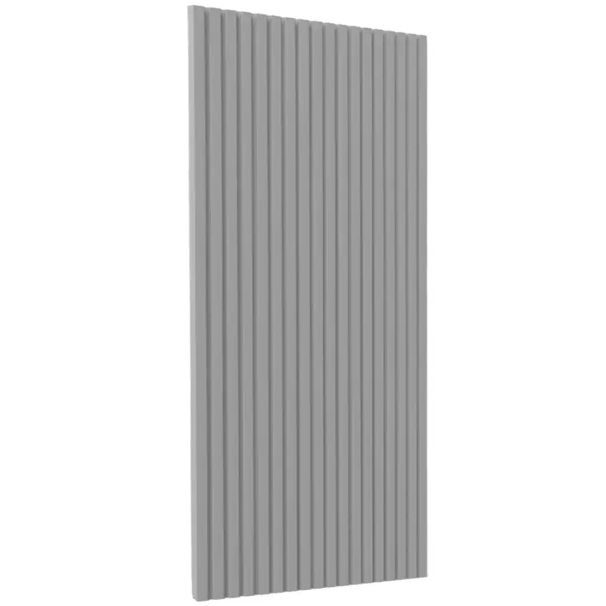 Čelo skrinky Luxeo F14-D40 ryfla grey