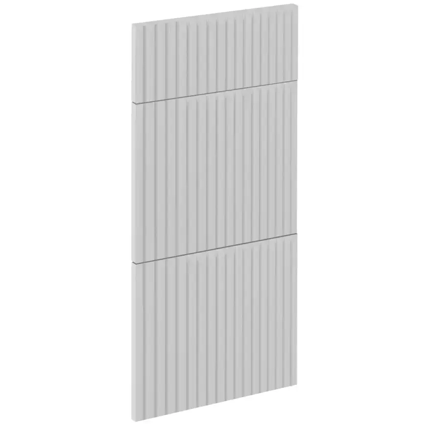 Čelo skrinky Luxeo F14-D40S3-AX ryfla white