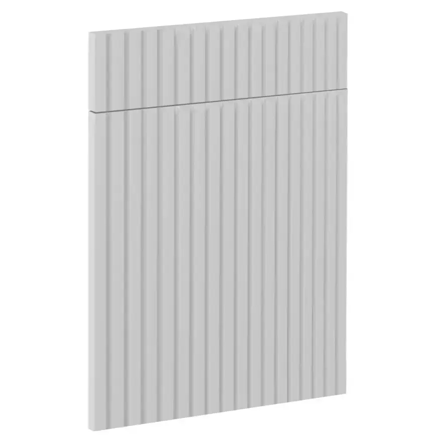 Čelo skrinky Luxeo F14-D60S1-AX ryfla white