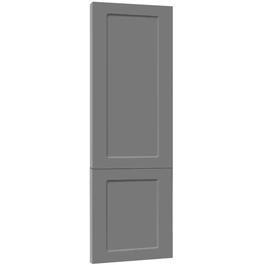 Čelo skrinky Luxeo F15-D60ZL_D60R rám dark grey