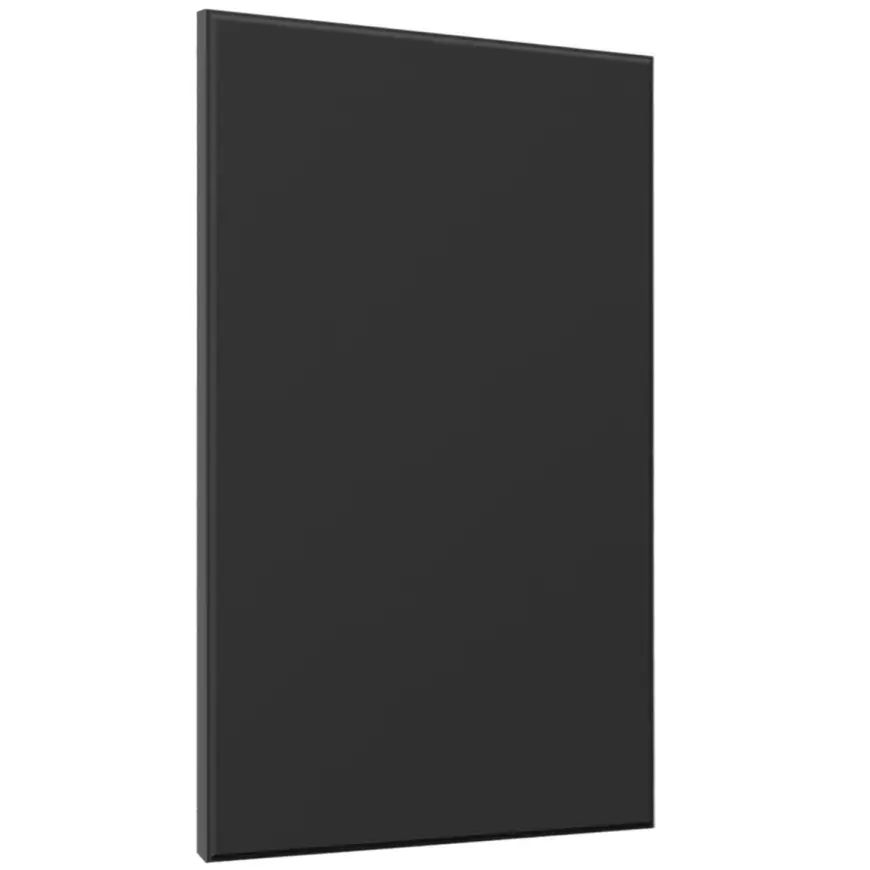 Čelo skrinky Luxeo F16-D60ZS-AX tenký rám black