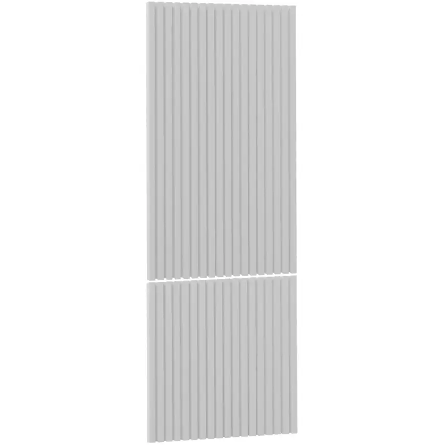 Čelo skrinky Luxeo F14-N60N ryfla white