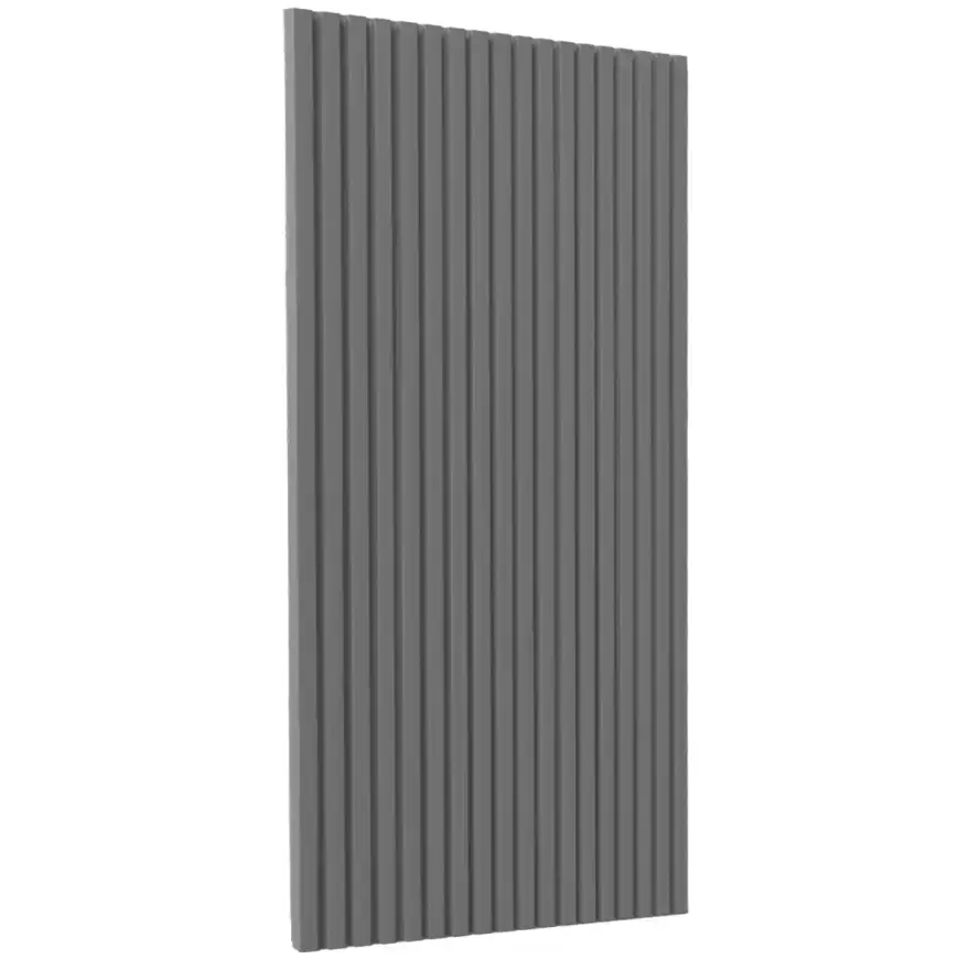 Čelo skrinky Luxeo F14-D45FZW ryfla dark grey