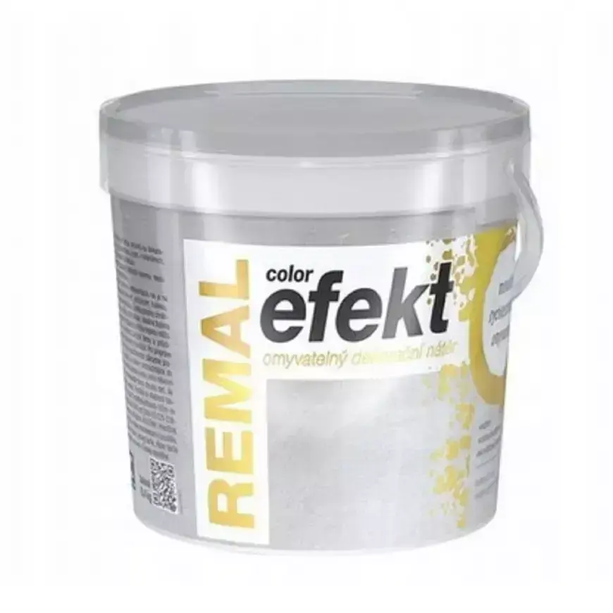 REMAL EFEKT Dekoračný maliarsky náter strieborný PLAST 0,4KG