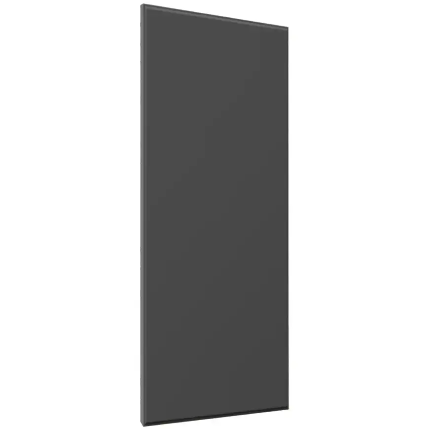 Čelo skrinky Luxeo F16-G40(100) tenký rám dark grey