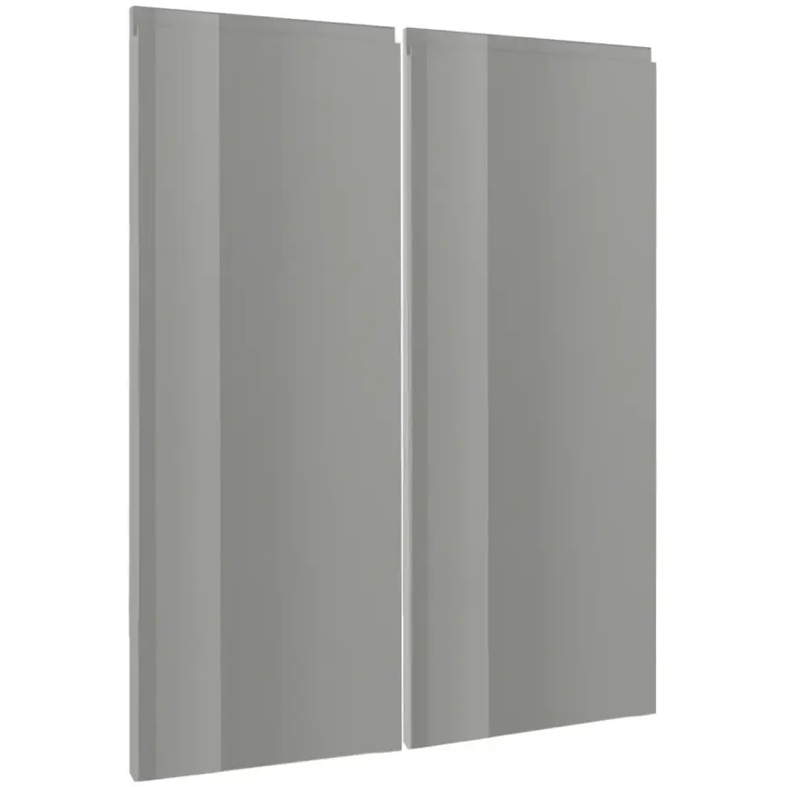 Čelo skrinky Luxeo F02-G80(100) grey lak