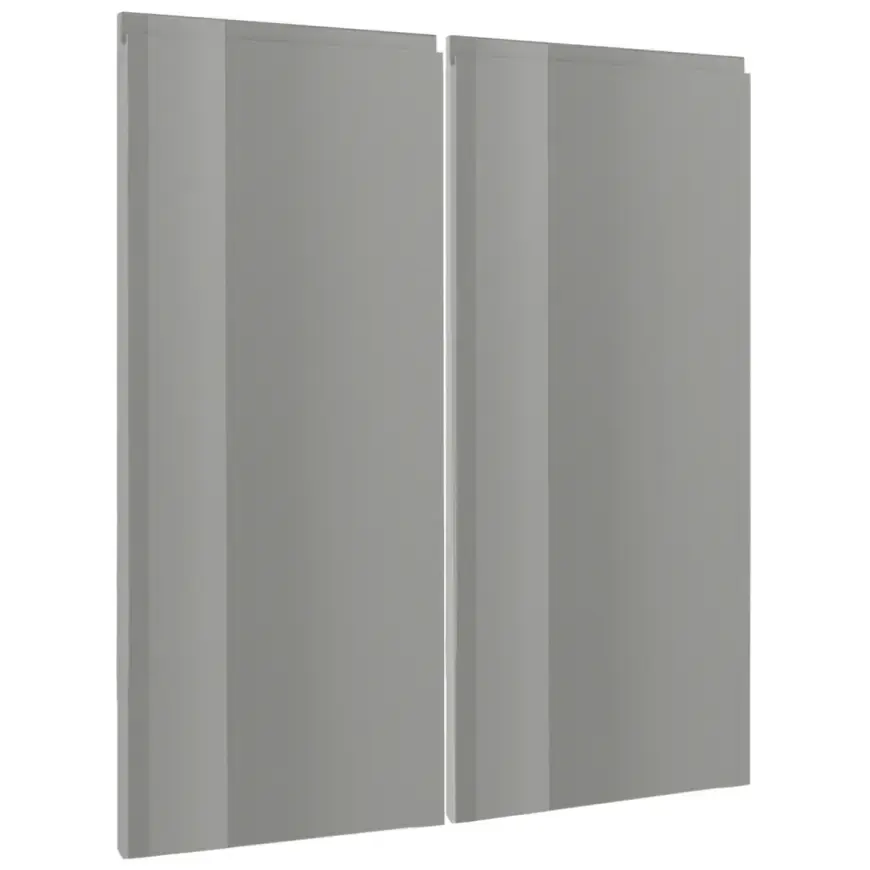 Čelo skrinky Luxeo F02-G80(72) grey lak