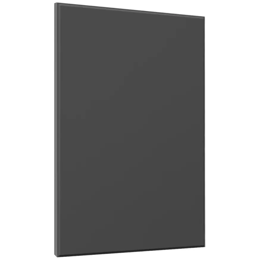 Čelo skrinky Luxeo F16-D100N tenký rám dark grey