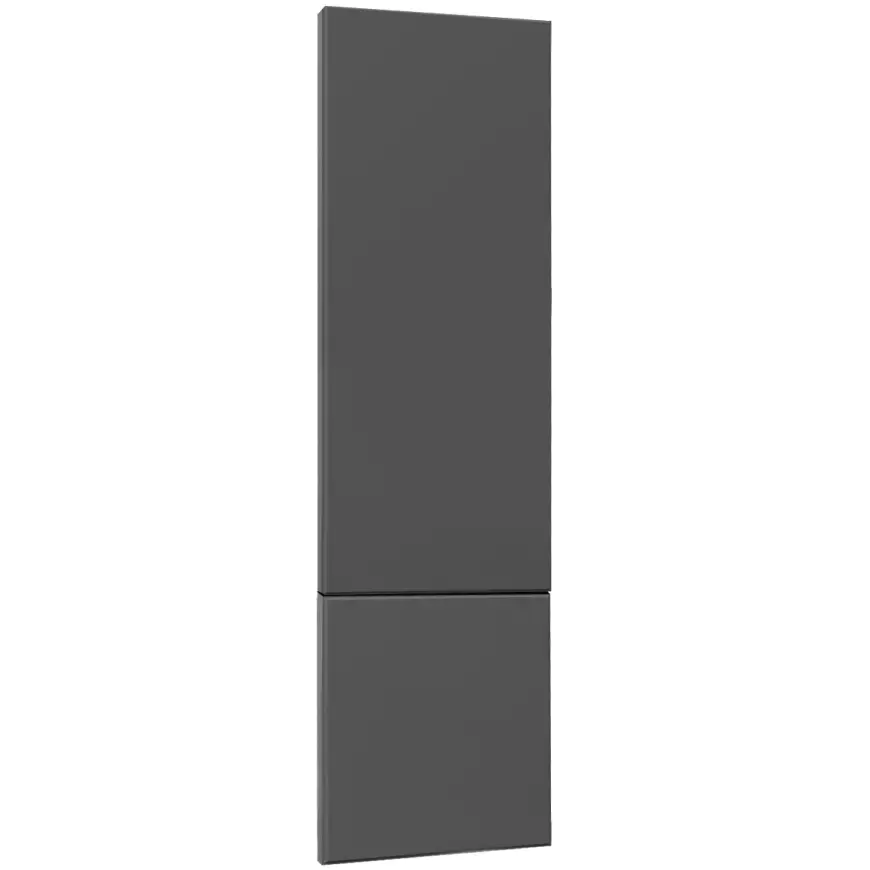 Čelo skrinky Luxeo F16-D40SPWN tenký rám dark grey