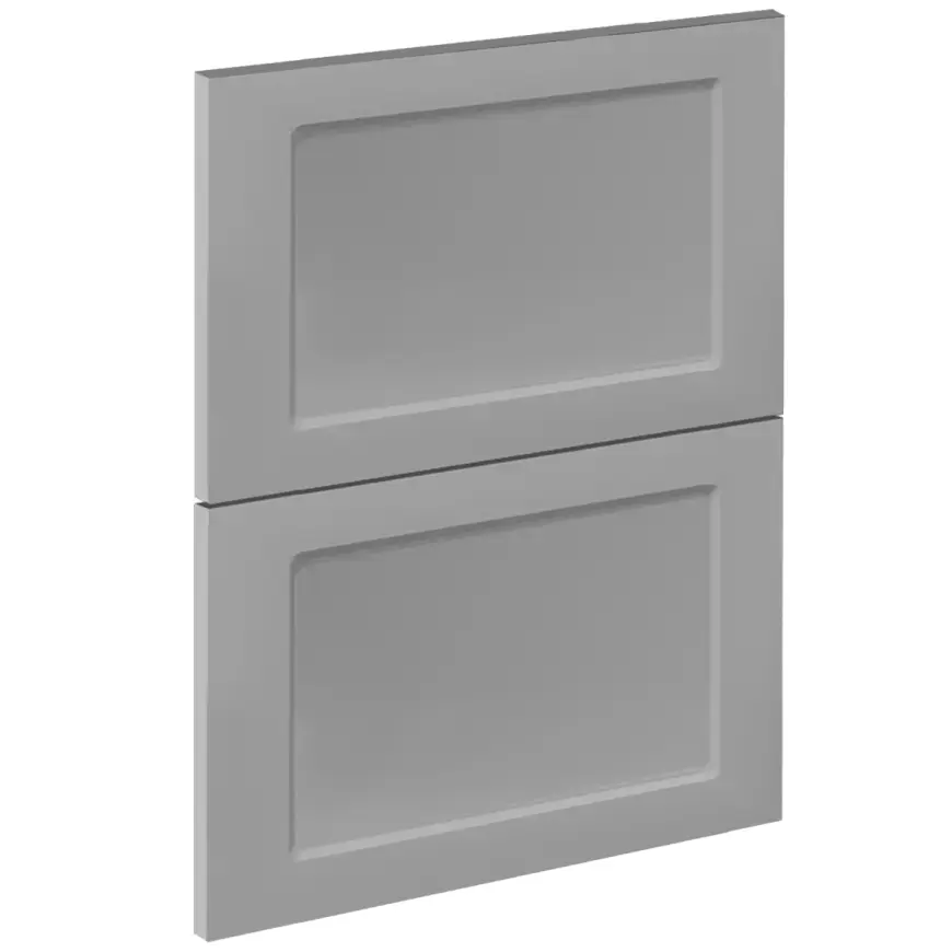 Čelo skrinky Luxeo F15-D60S2_D60S2+1_D60IN-AX rám grey