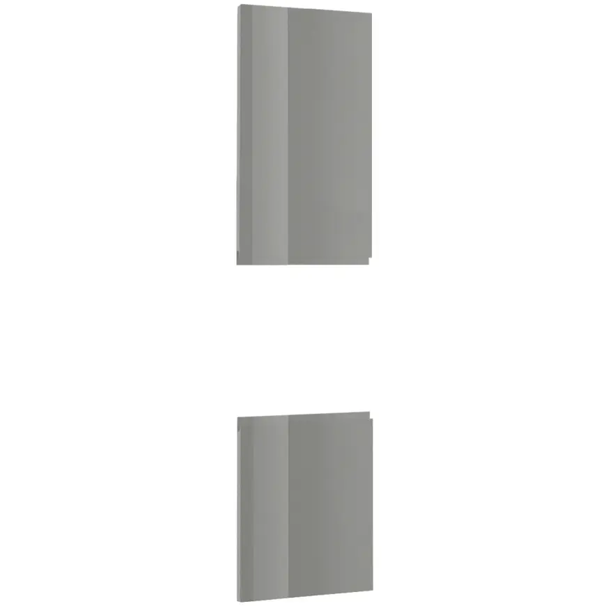 Čelo skrinky Luxeo F02-D60PWN grey lak