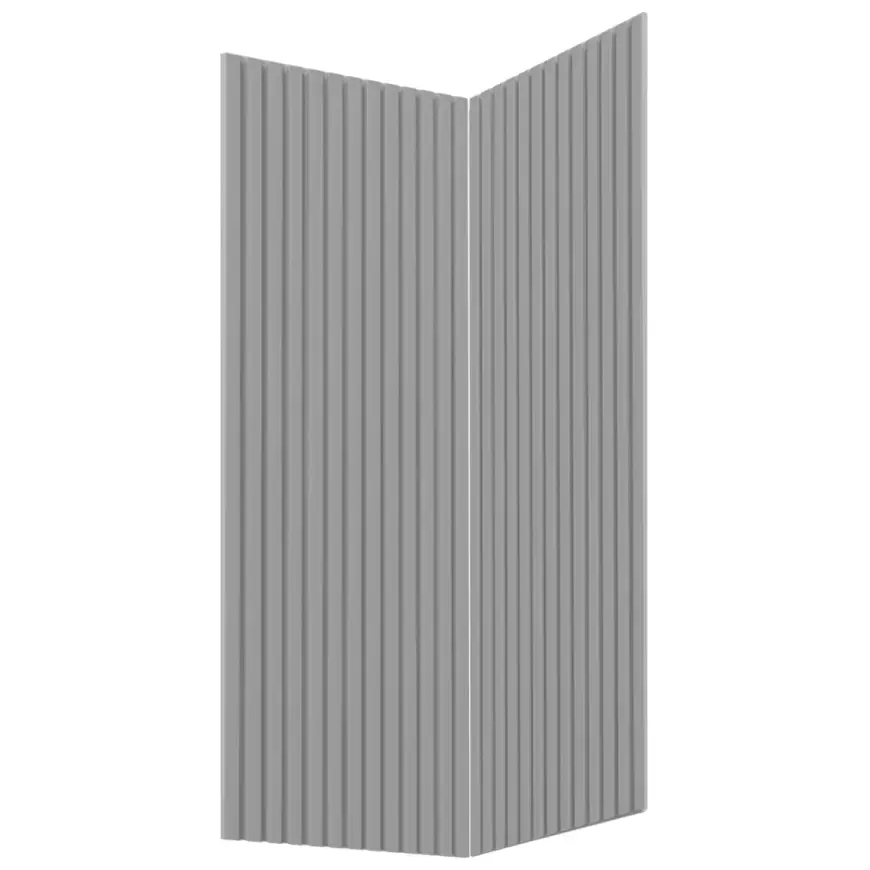 Čelo skrinky Luxeo F14-G60N2(72) ryfla grey