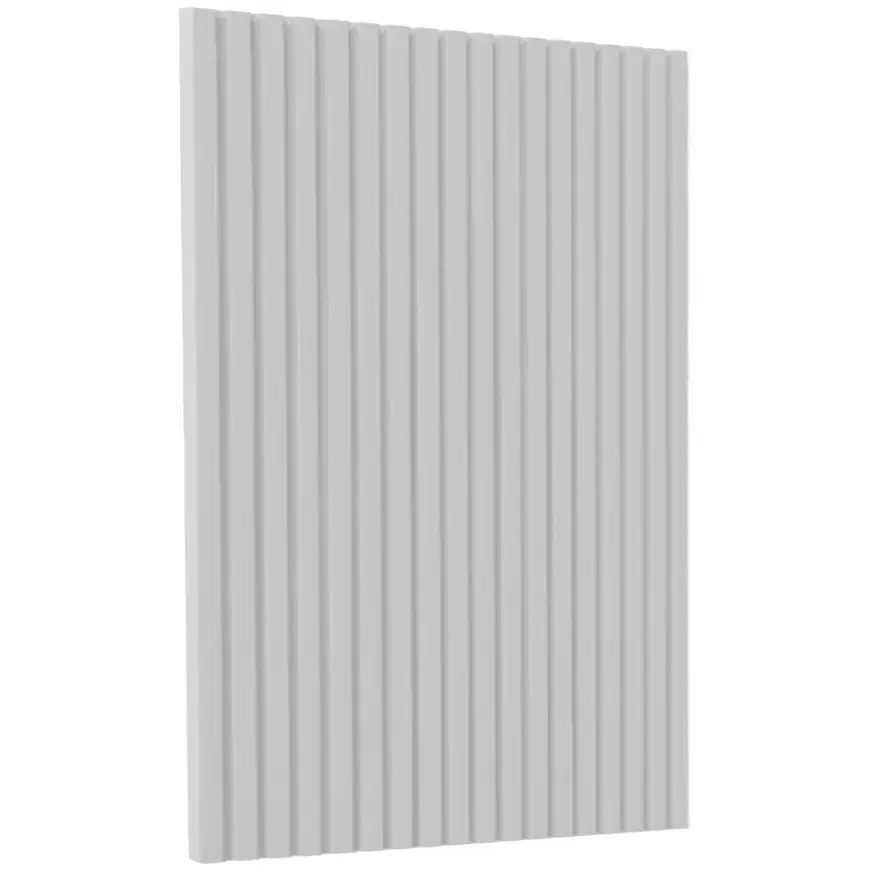 Čelo skrinky Luxeo F14-D100N ryfla white