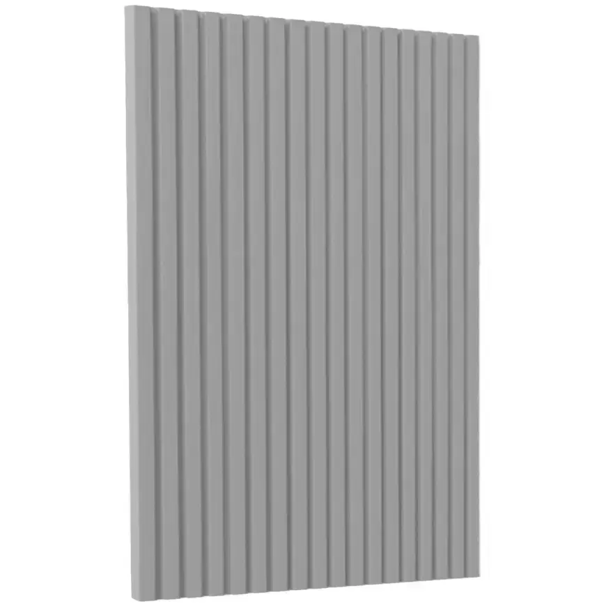 Čelo skrinky Luxeo F14-D100N ryfla grey