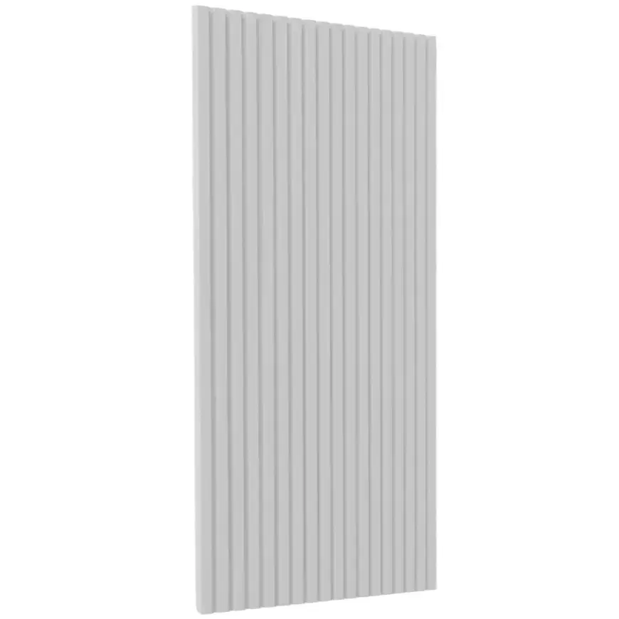 Čelo skrinky Luxeo F14-D40 ryfla white