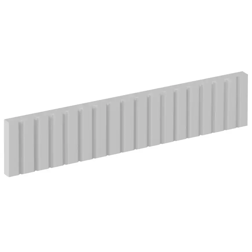 Čelo skrinky Luxeo F14-D60ZK ryfla white