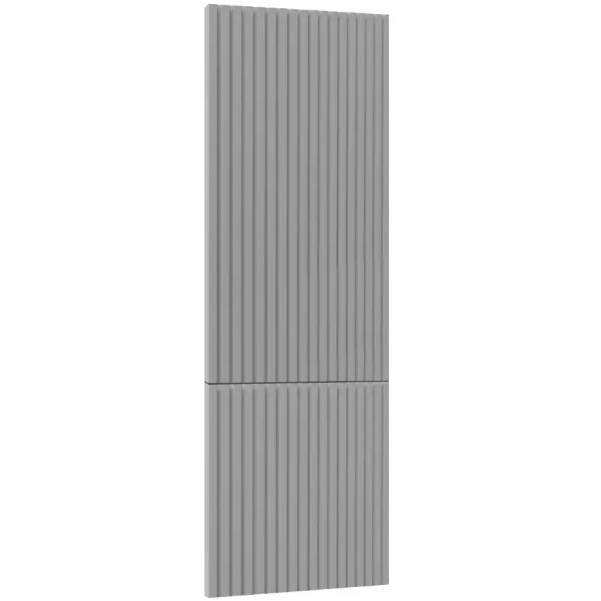 Čelo skrinky Luxeo F14-D60ZL_D60R ryfla grey