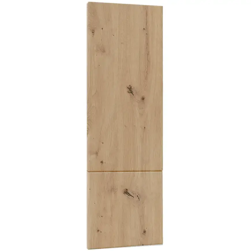 Čelo skrinky Luxeo F16-D60ZL_D60R tenký rám dub