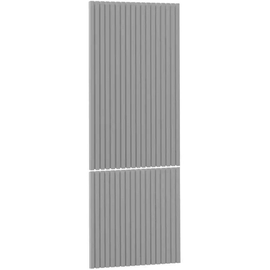 Čelo skrinky Luxeo F14-N60N ryfla grey