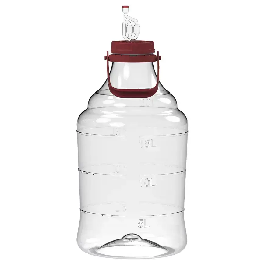 Demižón na víno ľahký, nerozbitný, s úchytom 20 l