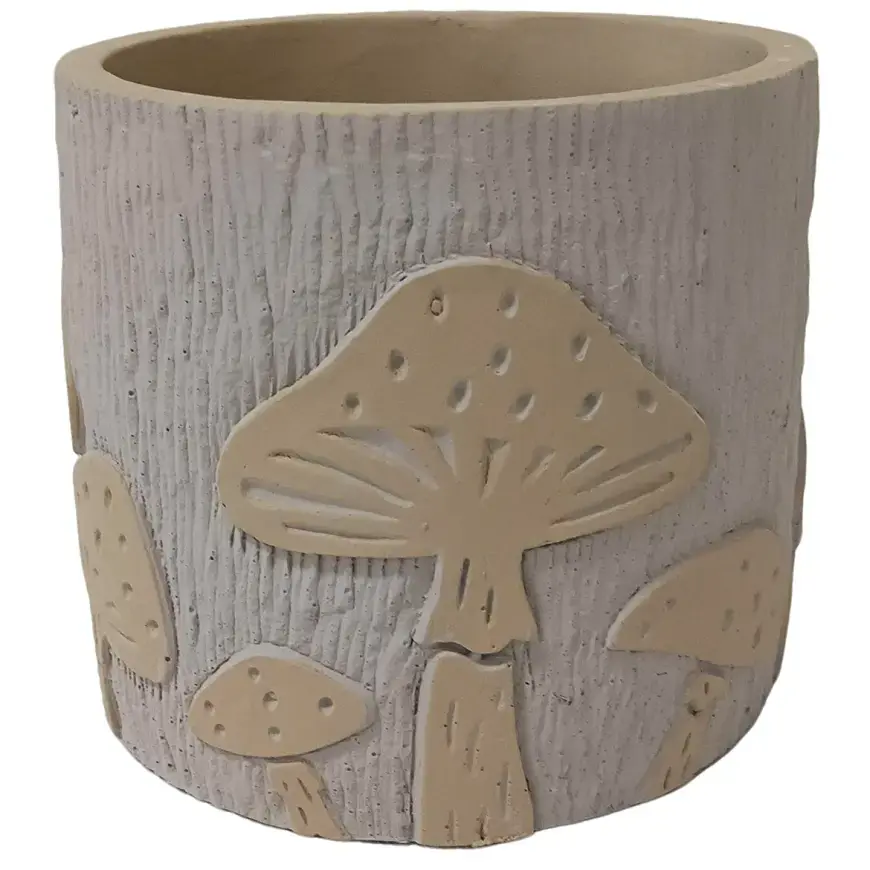 Kvetináč ys489109l 12,5x12,5x11 cement mushroom