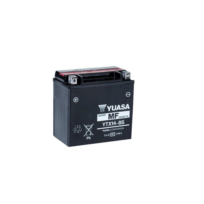 Batéria motocyklová 12V/12Ah YUASA YTX14-BS