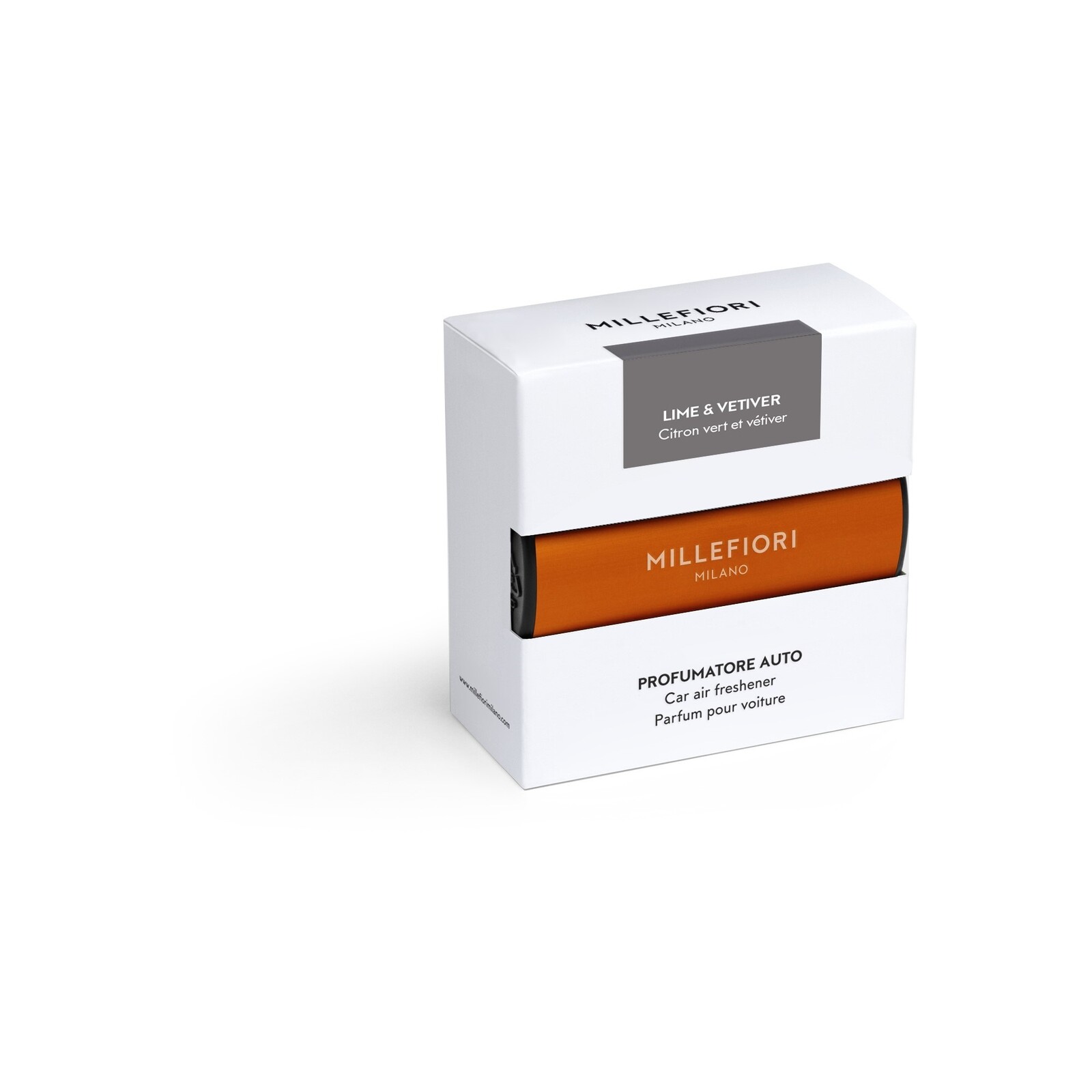 Millefiori Milano Vôňa do auta Icon Classic Lime & Vetiver 47 g