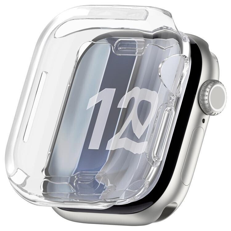 Silikónový kryt pre Apple Watch 12 46mm - Transparentný