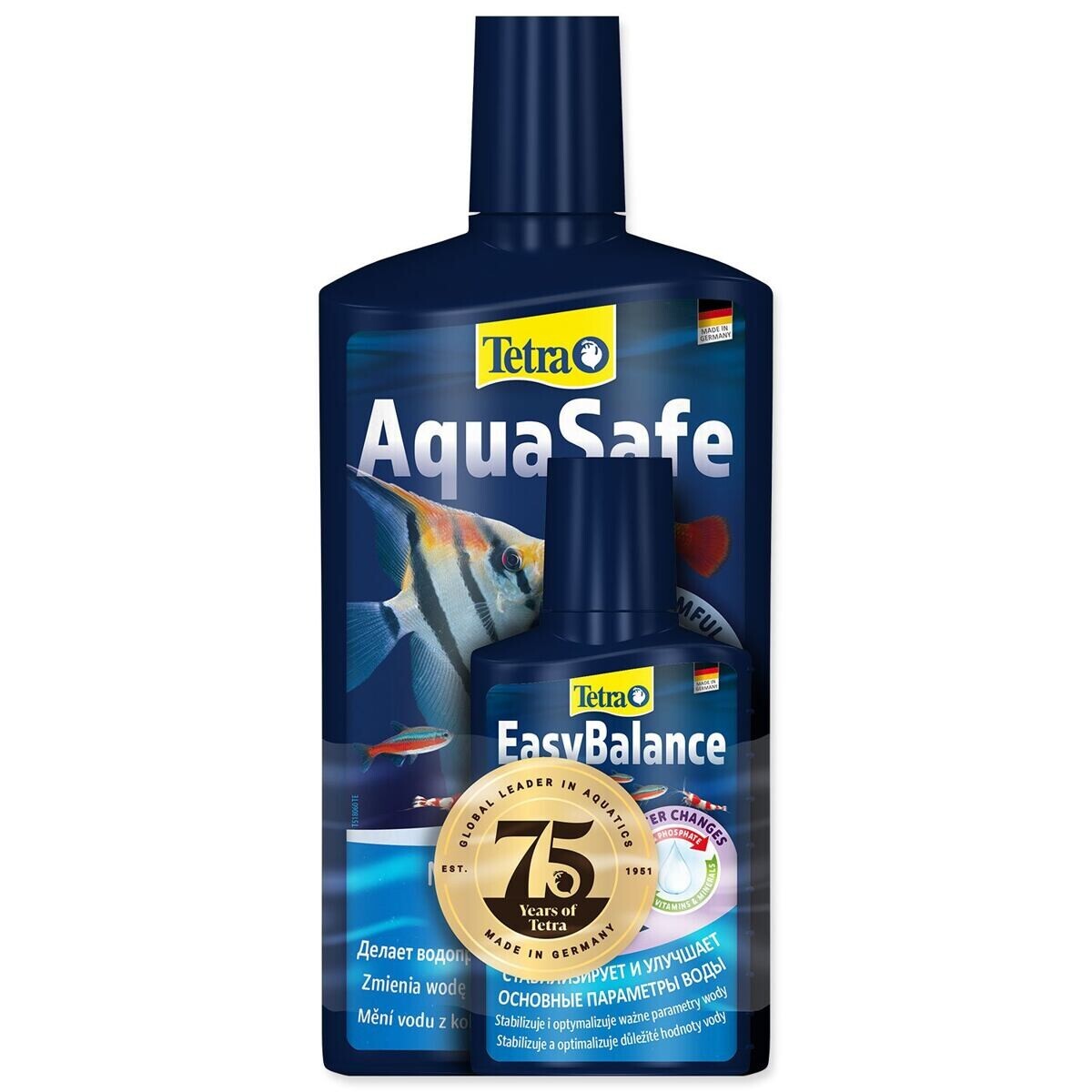 Přípravek Tetra Aqua Safe 500ml+FILTERACTIVE 100ML 12 TE
