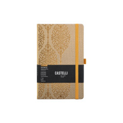 Castelli Gold Arabesque L linajkový zápisník A5