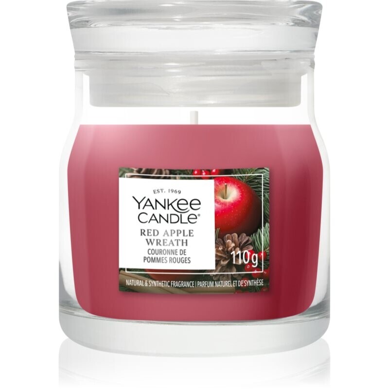 Yankee Candle Red Apple Wreath vonná sviečka Signature 110 g