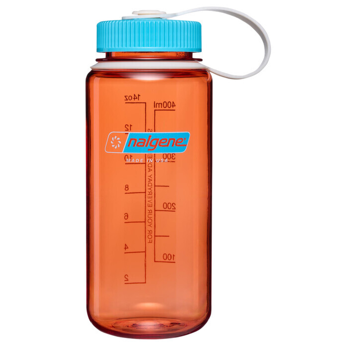 Nalgene Wide-Mouth 500 mL Sustain Flame w/Blue Atoll Veľkosť: OneSize