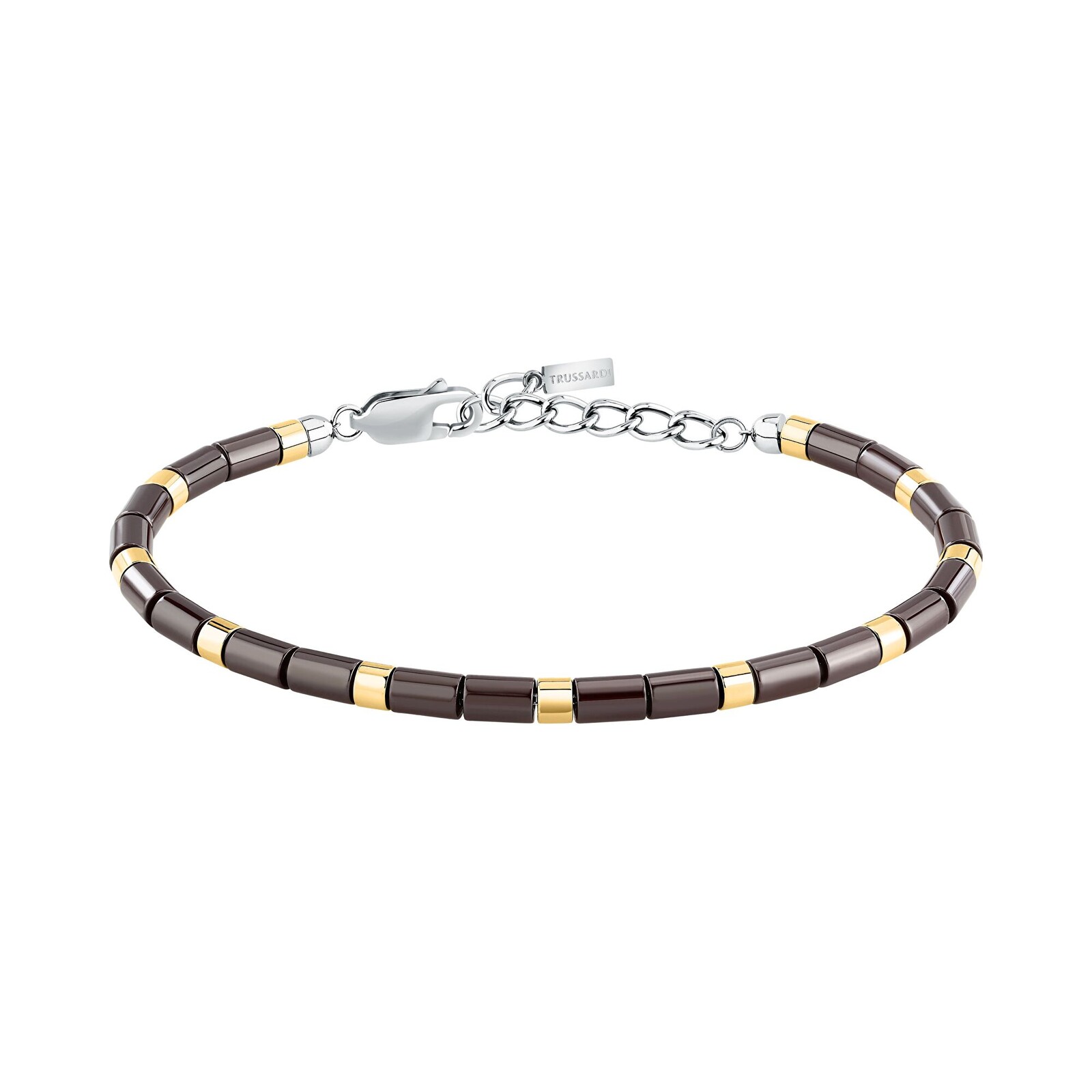 Trussardi Keramický korálkový náramok pre mužov T-Ceramic TJAXE05
